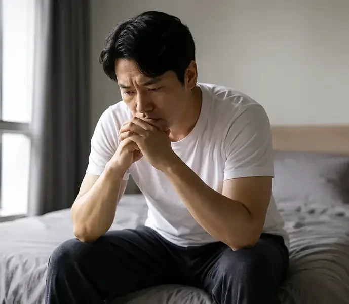 발기 시 음경이 충분히 단단하지 않아 성관계에 어려움이 생기는 경우