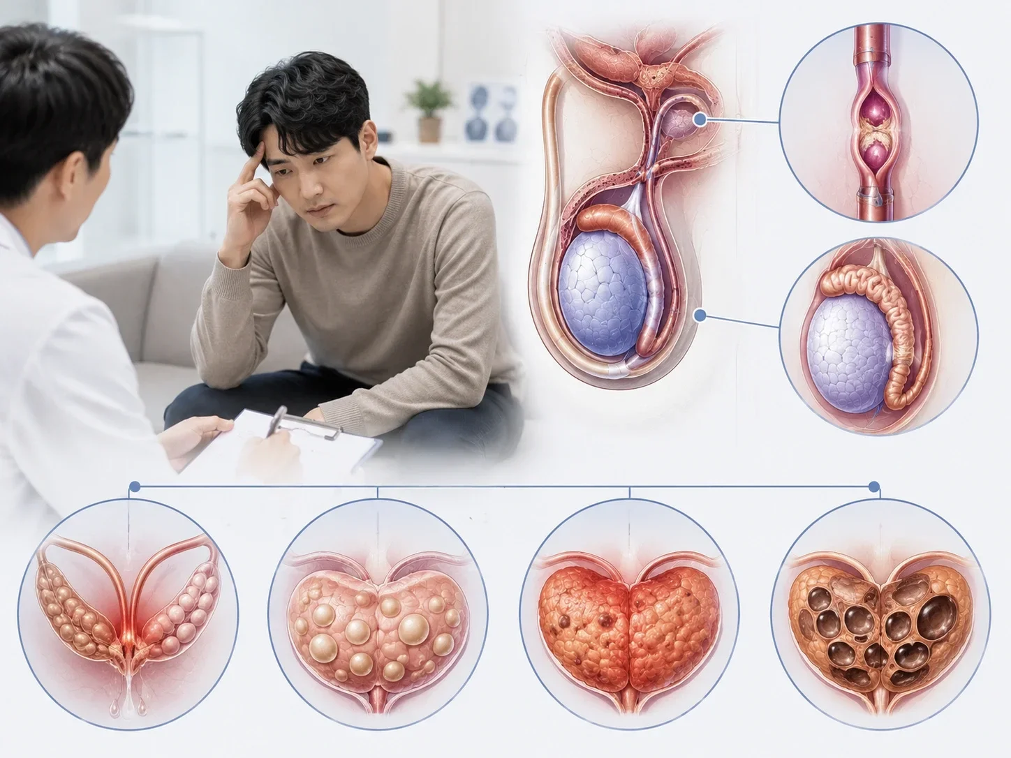 정관 및 부속 성선 장애